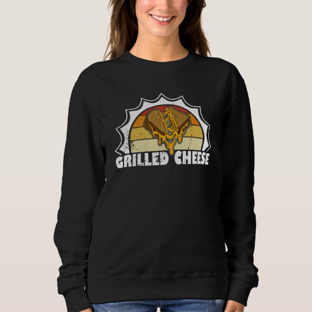 Grillad ost Gouda Snabbmat Toastie Matlagning Mat T Shirt (Framsida)