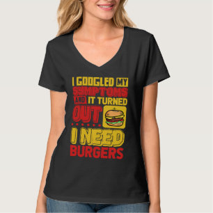 Grillad ostburgare Symtom Snabbmatburgare T Shirt