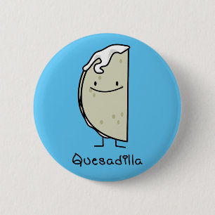 Grillad Tortilla för Quesadilla mexikan med ost Knapp