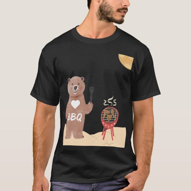 Grillade flavors: En resa in i BBQ World T Shirt (Framsida)