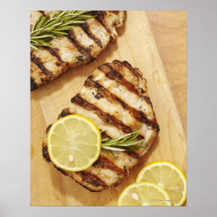 Grillade hönabröst poster