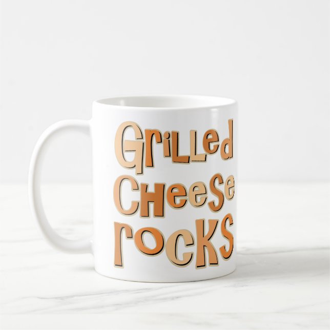 Grillade oststenar kaffemugg (Vänster)