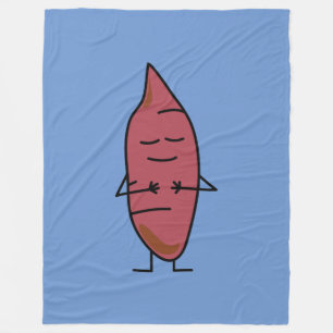 Grillade potatisar för fleecefilt