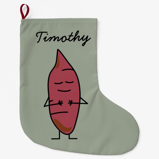 Grillade potatisar för stor julstrumpa (Framsidan)