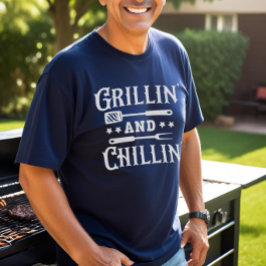 Grillande och Avslappnad BBQ T Shirt