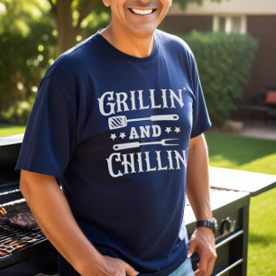 Grillande och Avslappnad BBQ T Shirt
