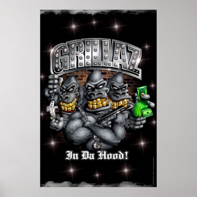 GRILLAZ POSTER (Framsidan)