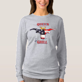 Grilldrottning - Longhorn Cow T Shirt