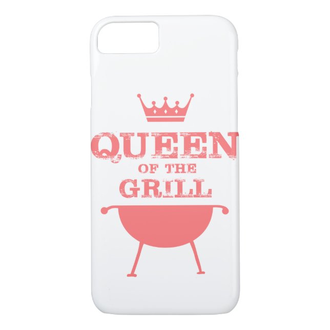 Grilldrottning, Rosa Case-Mate iPhone Skal (Baksida)