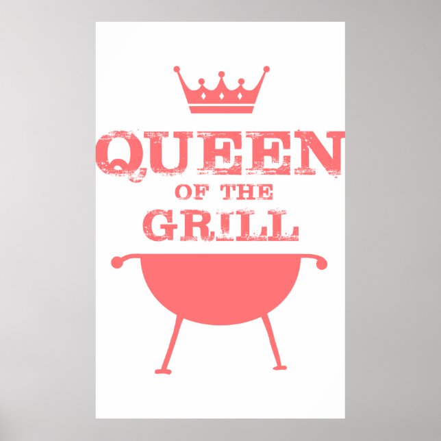 Grilldrottning, Rosa Poster (Framsidan)