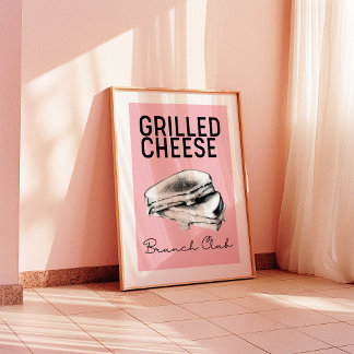 Grilled Cheese Brunch Klubb | Trendigets väggkonst