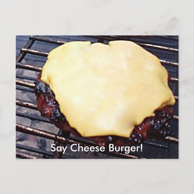 Grilled Cheese Burger Card Vykort (Framsida)