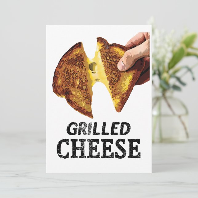 Grilled Cheese Inbjudningar (Stående Fram)