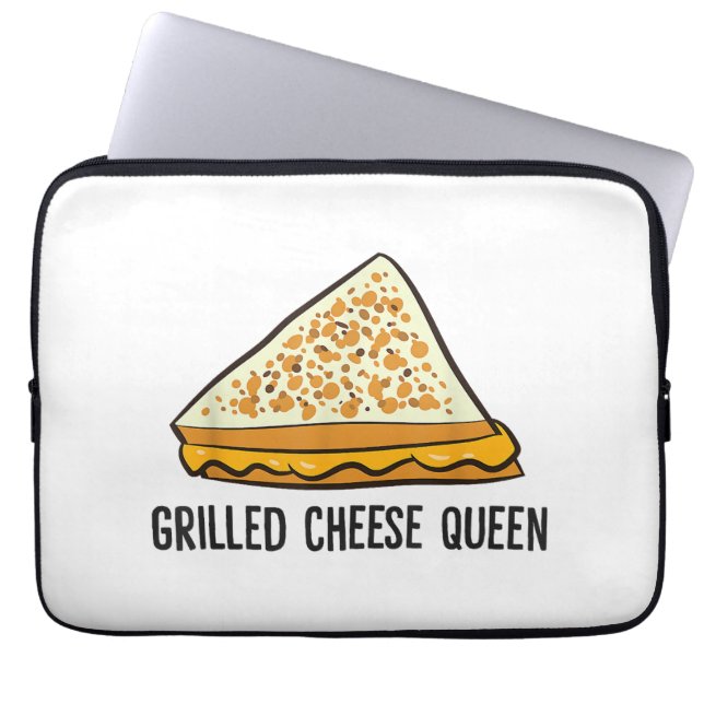 Grilled Cheese Queen Funny Grilled Cheese Laptop Fodral (Framsidan)