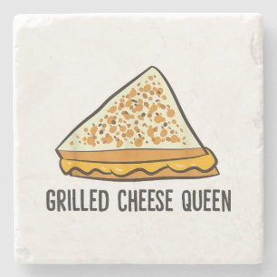 Grilled Cheese Queen Funny Grilled Cheese Stenunderlägg