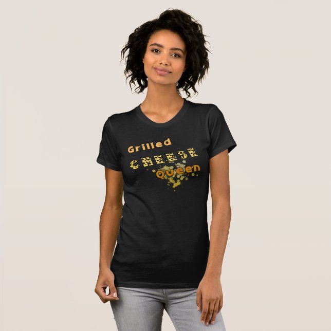Grilled Cheese Queen T Shirt (Hel framsida)