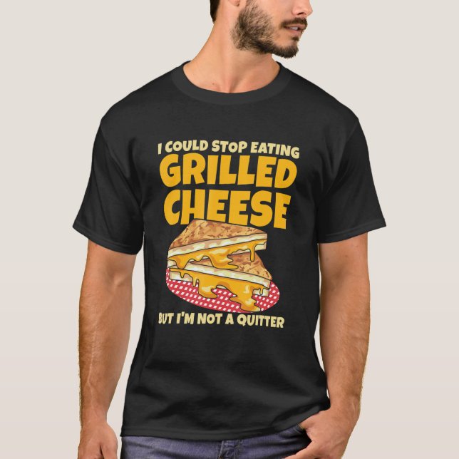 Grilled Cheese Sandwich för en grillad ost T Shirt (Framsida)