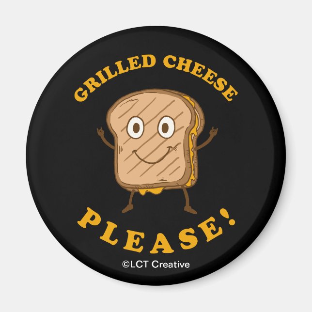 Grilled Cheese, tack Magnet (Framsidan)