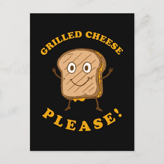 Grilled Cheese, tack Vykort (Framsida)