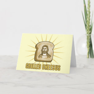 Grilled Cheesus notecards Kort