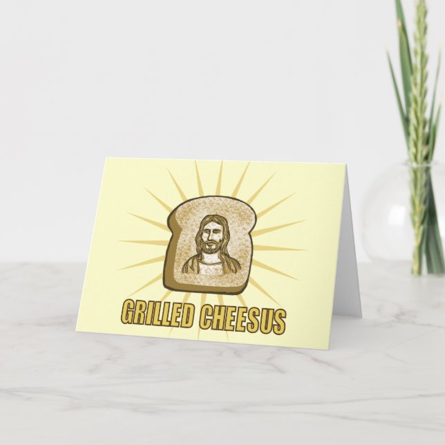 Grilled Cheesus notecards Kort (Framsida)