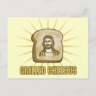 Grilled Cheesus vycard Vykort