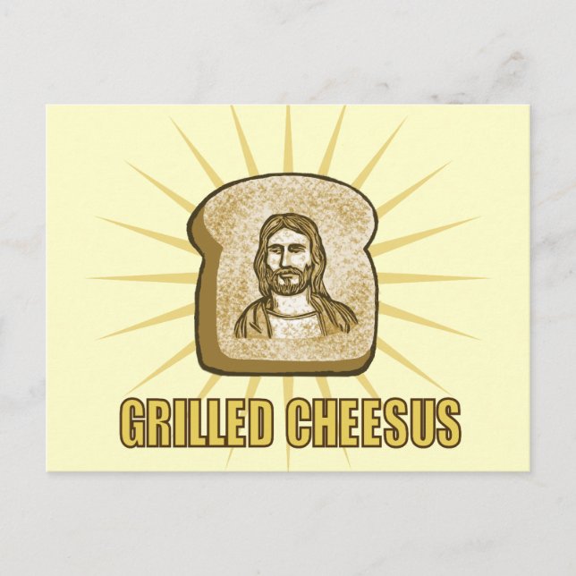 Grilled Cheesus vycard Vykort (Framsida)