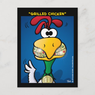 "Grilled Chicken" Vykort