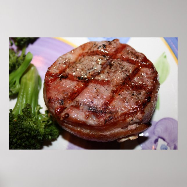 Grilled Filet Mignon Poster (Framsidan)