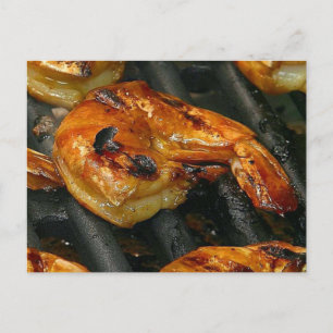 Grilled Shrimp Vykort