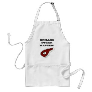 GRILLED STEAK MASTER!Apron Förkläde