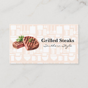 Grilled Steaks Restaurang Visitkort