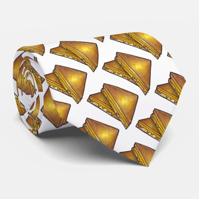 Grilled Tosted Cheddar Cheese Sandwich Foodie Tie Slips (Rullad)