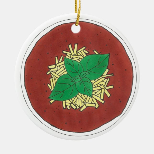 Grilled Tosted Cheese Sandwich Tomato Soppa Foodie Julgransprydnad Keramik (Framsidan)