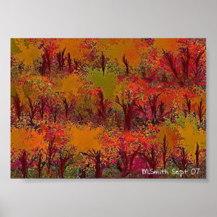 Grilled Vass Cheddar Cheese vid Midnight Poster