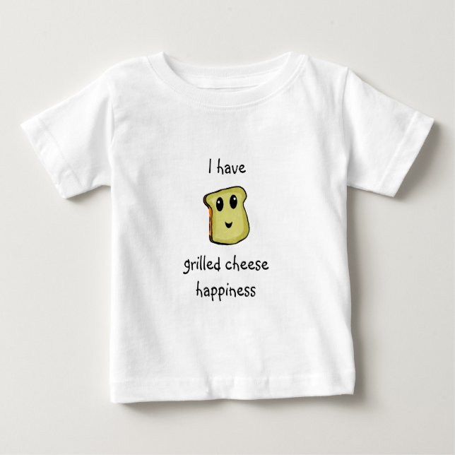 grilledcheesehappinessen har jag, grillad ost… t-shirt (Framsida)