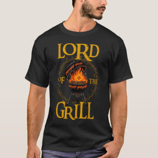 Grillens Herre Bbq Pappa Nerdpappa Rolig Pappa T Shirt