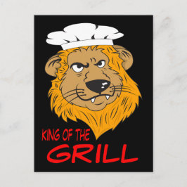 Grillens kung, Ilskna lejonhuvudet, Roligt Vykort