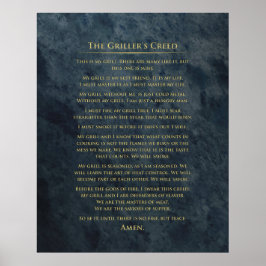 "Grillers Creed" Poster