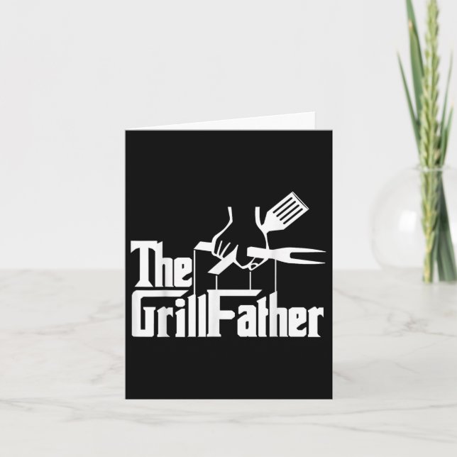 Grillfather Barbecue Bbq Grill Master Smoker Kött Kort (Framsida)
