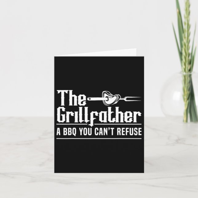 Grillfather Bbq Grilling Grillmaster Rbecue Kort (Framsida)