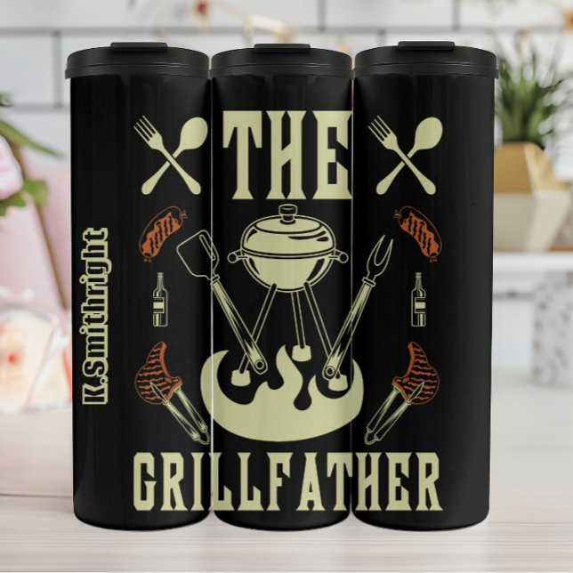 Grillfather Funny BBQ Graphic (Skapare uppladdad)