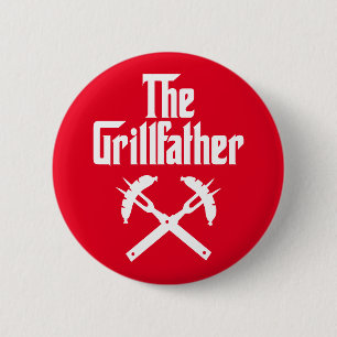 Grillfather med Hett Hundar Knapp