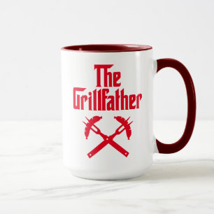 Grillfather med Hett Hundar Mugg