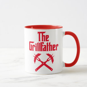 Grillfather med Hett Hundar Mugg