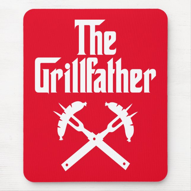 Grillfather med Hett Hundar Musmatta (Framsidan)