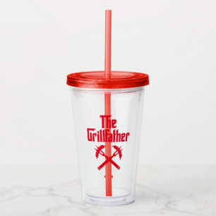 Grillfather med Hett Hundar Take Away Mugg