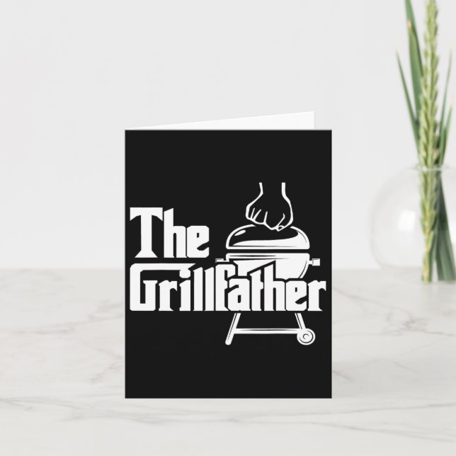 Grillfather - Pitmaster Bbq Älskare Smoker Grill Kort (Framsida)