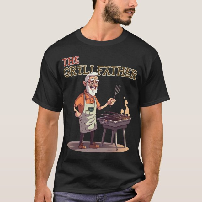 Grillfather T Shirt (Framsida)