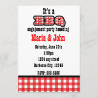 Grillfest BBQ Gingham Sommar Countryfest